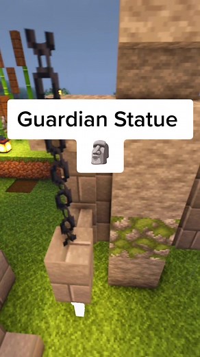 Realistic Guardian Statue Building Tutorial in Minecraft
