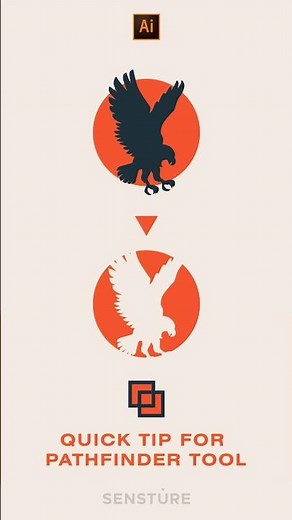 Pathfinder Tool Tip In Illustrator #graphicdesign #adobeillustrator #design #tutorial #shorts #ai