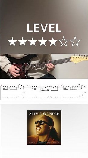 Stevie Wonder - Superstition (guitar cover with tabs & chords)