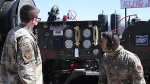 Approximately 29 aircraft could be seen over the skies of Southwest Oklahoma, April 2, 2021, as Airmen of the 97th Air Mobility Wing exercised their ability to evacuate a large number of aircraft in a short amount of time. #ReadyAF Air Education and Training Command United States Air Force (U.S. Air Force video by Senior Airman Breanna Klemm) | Altus Air Force Base