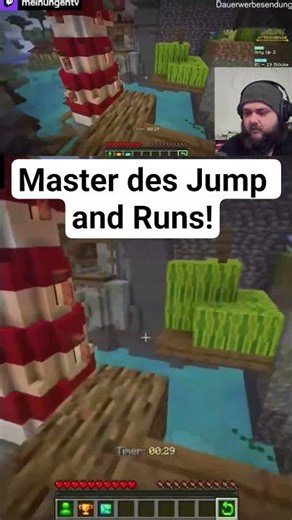 Master of jump and run games! Minecraft only up on Cytooxien
