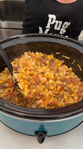 53K views · 1.5K reactions | Easy taco hash brown casserole crockpot dish Olivia mixes diced potatoes, cheese soup, diced tomatoes, onion, ground beef, seasonings and cheese to make a delicious crockpot meal. This original video was produced by Network Media LLC and Olivia | Olivia | Facebook