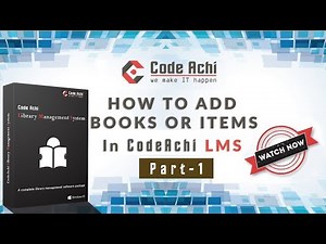 Add books to CodeAchi Library Management System (Part-1)