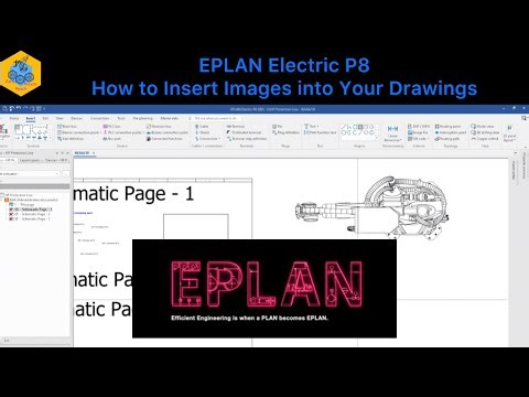 EPLAN Electric P8 Beginner’s Guide: How to Insert Images into Drawings (Keep Source vs Copy Image)