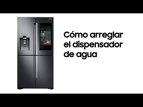 Frigorífico| Cómo arreglar el dispensador de agua