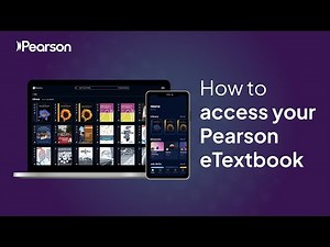 How to access your Pearson eTextbook