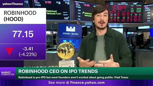Robinhood CEO talks new private markets fund, Platinum credit card