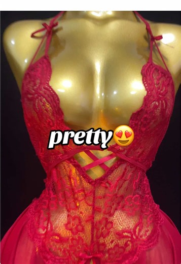 Ladies Teddy Robin Lace Splicing Dress#lace #pajamas #leotard #straps #beautiful