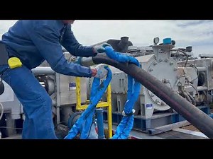 Frac hose sling restraint.