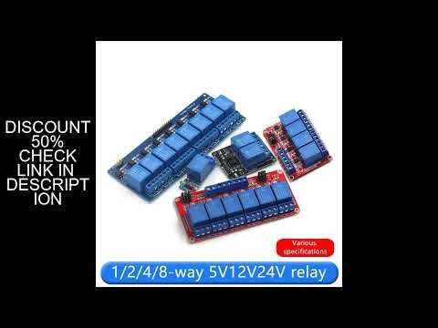 High/Low Level Trigger Relay Module,1/2/4/6/8 Channel,5V12V24V,Home Intelligent Control Module,With