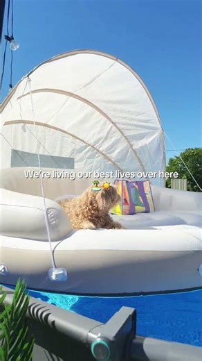Ultimate Relaxation: Intex Floating Pool Canopy Island Unboxing #SummerVibes #PoolFloat