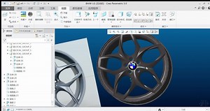 BMW-轮毂 (活动的) - Creo Parametric 5.0