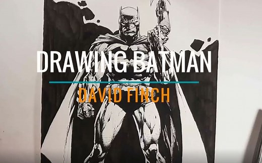 【干货】DC大神 David Finch 示范画蝙蝠侠的全过程 Drawing of Batman