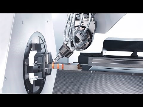 TRUMPF laser tube cutting: TruLaser Tube 5000 - Bevel cuts up to 45°