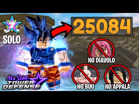 New 7 Star UI Goku in Gauntlet Mode (25k+ Seconds!) Solo Gameplay | All Star Tower Defense
