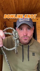 4.6K views · 1.9K reactions | To tie a bowline, make a small loop in the rope near the end—this is the “hole.” Take the loose end (the “rabbit”), bring it up through the hole, wrap it around the long standing part of the rope (the “tree”), then back down through the hole. Hold the standing part and pull the loose end to tighten. You’ll end up with a strong, fixed loop that won’t slip or come undone easily. | Rob Benson | Facebook
