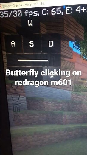 Butterfly clicking using redragon m601