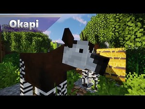 Okapi | Alex's Mobs Zoo (Minecraft 1.16.5 Zoo)