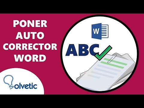 Cómo Poner Auto Corrector Ortográfico en Word ✅ FACIL y RAPIDO