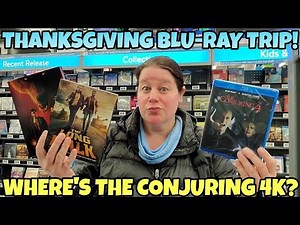 THANKSGIVING BLU-RAY TRIP TO WALMART! No Conjuring 4k In Stock, The Long Walk & Tons Of $5 DVDs!