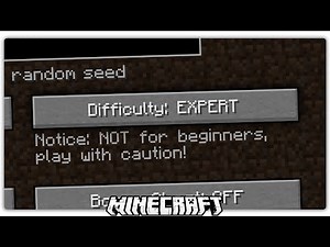 A New Minecraft Difficulty? EXPERT MODE (Complete Guide)
