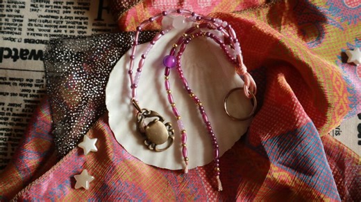 Purple Keychain With Cancer Charm - Etsy