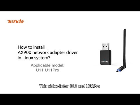How to install AX900 Wi-Fi 6 USB adapter Linux driver