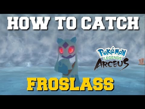 HOW TO CATCH FROSLASS IN POKEMON LEGENDS ARCEUS (ALPHA FROSSLASS LOCATION)