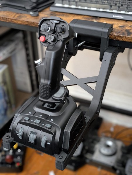 Fold-away Under-desk HOTAS Mount – T.16000, X52, VKB Gladiator - Etsy