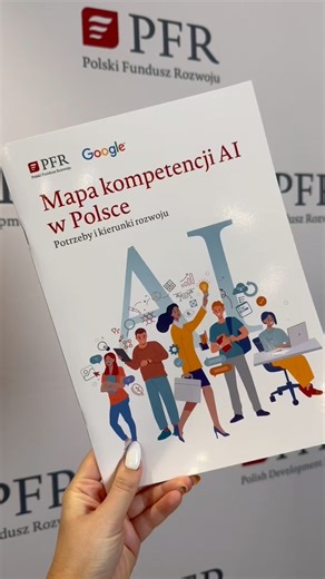 🎯 Czy Polska jest gotowa na erę sztucznej inteligencji? Nowy raport „Mapa kompetencji AI w Polsce – Potrzeby i kierunki rozwoju”, opracowany przez Polski Fundusz Rozwoju we współpracy z Google Cloud Polska, pokazuje jasno: największą barierą w rozwoju AI nie jest technologia — lecz brak kompetencji. Sprawdź 🔗 https://pfr.pl/document/2638 | Polski Fundusz Rozwoju