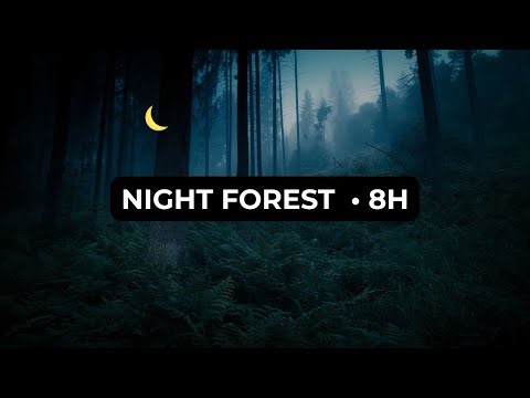 Night Forest Sounds for Sleep – Calm Nature Ambience | 8 Hours