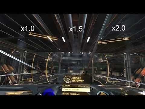 HTC Vive supersampling setting: Graphic comparison and instructions