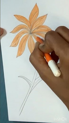 Easy Drawing For Beginners🤔😱/Easy Flower Drawing For Beginners.