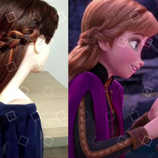 Anna’s Frozen 2 Double Braid Hairstyle Tutorial