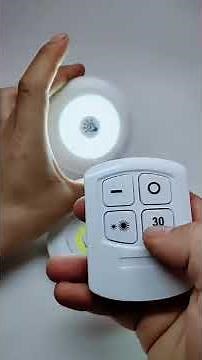 3 Pack Wireless LED Puck Light With Remote Control LED Cabinet Lighting Closet Light Battery Power