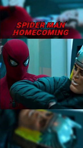 Spider-Man Stops Bank Robbery | Spider-Man Homecoming MovieClip#SpiderManHomecoming#SpiderMan#Marvel