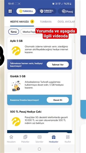 Turkcell Free Internet 5G Campaign: 240 GB