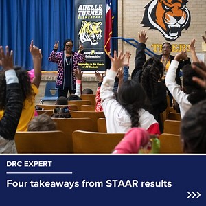 Last month, the Texas Education Agency released results from the 2024 State of Texas Assessments of Academic Readiness (STAAR) test, the annual measure of academic achievement for students in grades 3 through 12. Explore the key insights with DRC Vice President of Education & Workforce Michael Wood: https://bit.ly/4cDCRfZ | Dallas Regional Chamber