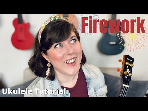 Firework by Katy Perry EASY Ukulele Tutorial and Play Along