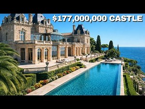 Inside a $177,000,000 French Style Castle in Antalya | Ultimate Luxury Mansion Tour