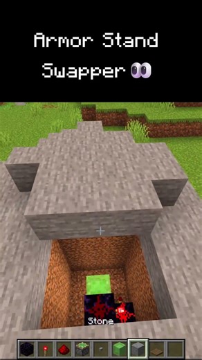 Switch Armor in 1 Second 👀#shorts #minecraft #gaming