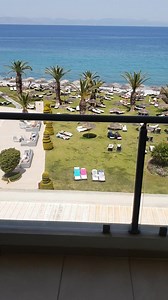 1.6K views · 58 reactions | Walking into a new hotel room at The Ixian Grand & All Suites  with this incredible view .... #Rhodes #Greece #Easter #HappyEaster #WiganToRhodes #Upgrade #Lucky #FindAWay | The Wigan Runner | Facebook