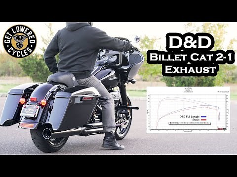D&D Billet Cat 2-1 Exhaust Sound Clip & Dyno Numbers - 2020 Harley Road Glide