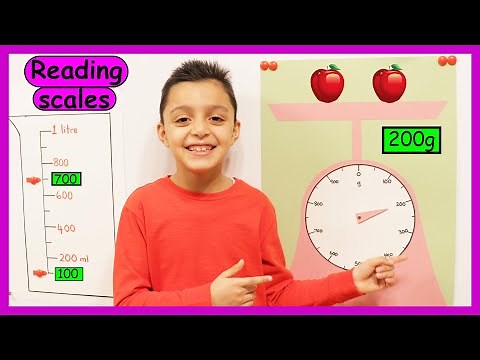 Reading scales | How to read scales | Weight | Volume | Maths with Nile