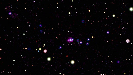 Chandra :: Photo Album :: Spiderweb Galaxy Field :: March 31, 2022