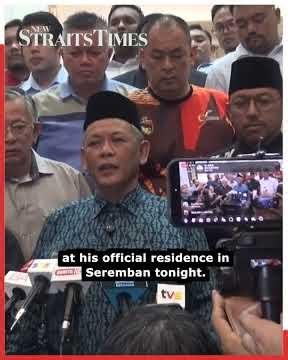Aminuddin: Negri Sembilan assembly to be dissolved tomorrow