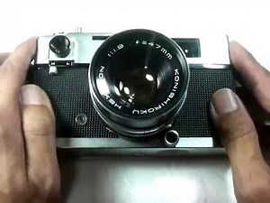 How to use the KONICA AutoS 1960s Rangefinder camera