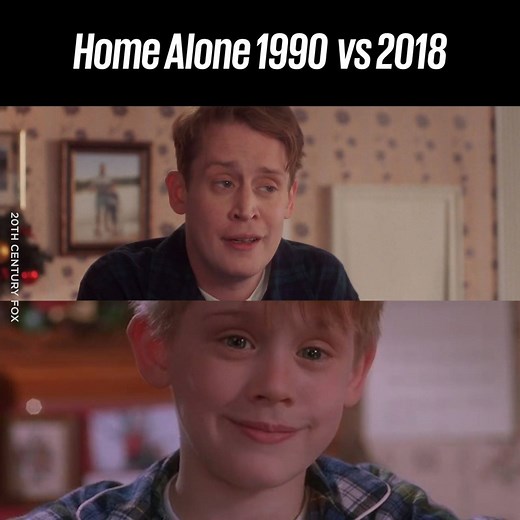 Home Alone: 1990 vs 2018. This lines up SO well! 👏👏 | UNILAD
