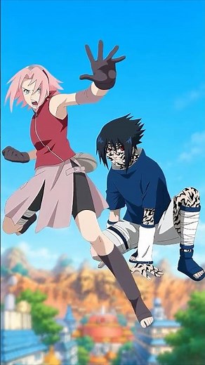 Sasuke 🆚 Sakura – Who Is Stronger? ⚔️🌸