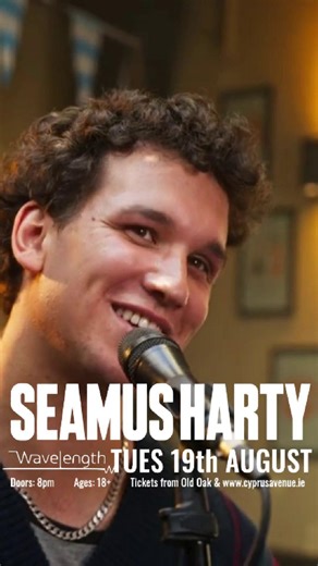 Don’t miss the chance to see Seamus Harty the rising star from Kerry, live on stage! Seamus has already made an unforgettable impact on the Irish music scene, with his debut single ‘The Dirty Mirror’ racking up over 100,000 streams on Spotify. Seamus transcends a unique mix of genres, and his distinctive soulful tone connects with audiences leaving long lasting impressions long after the shows are over. Grab your tickets now! 😉 🎟️ cyprusavenue.ie | Cyprus Avenue